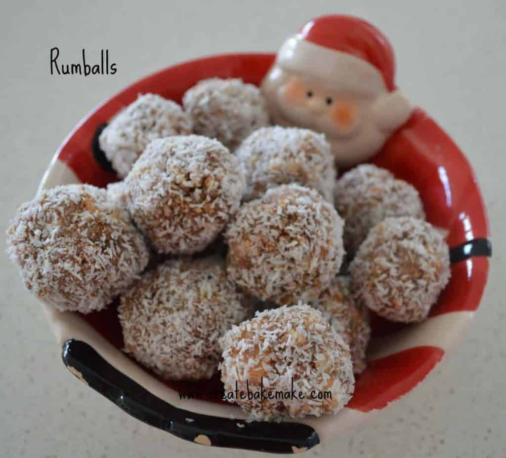 Christmas baking Rum balls Create Bake Make