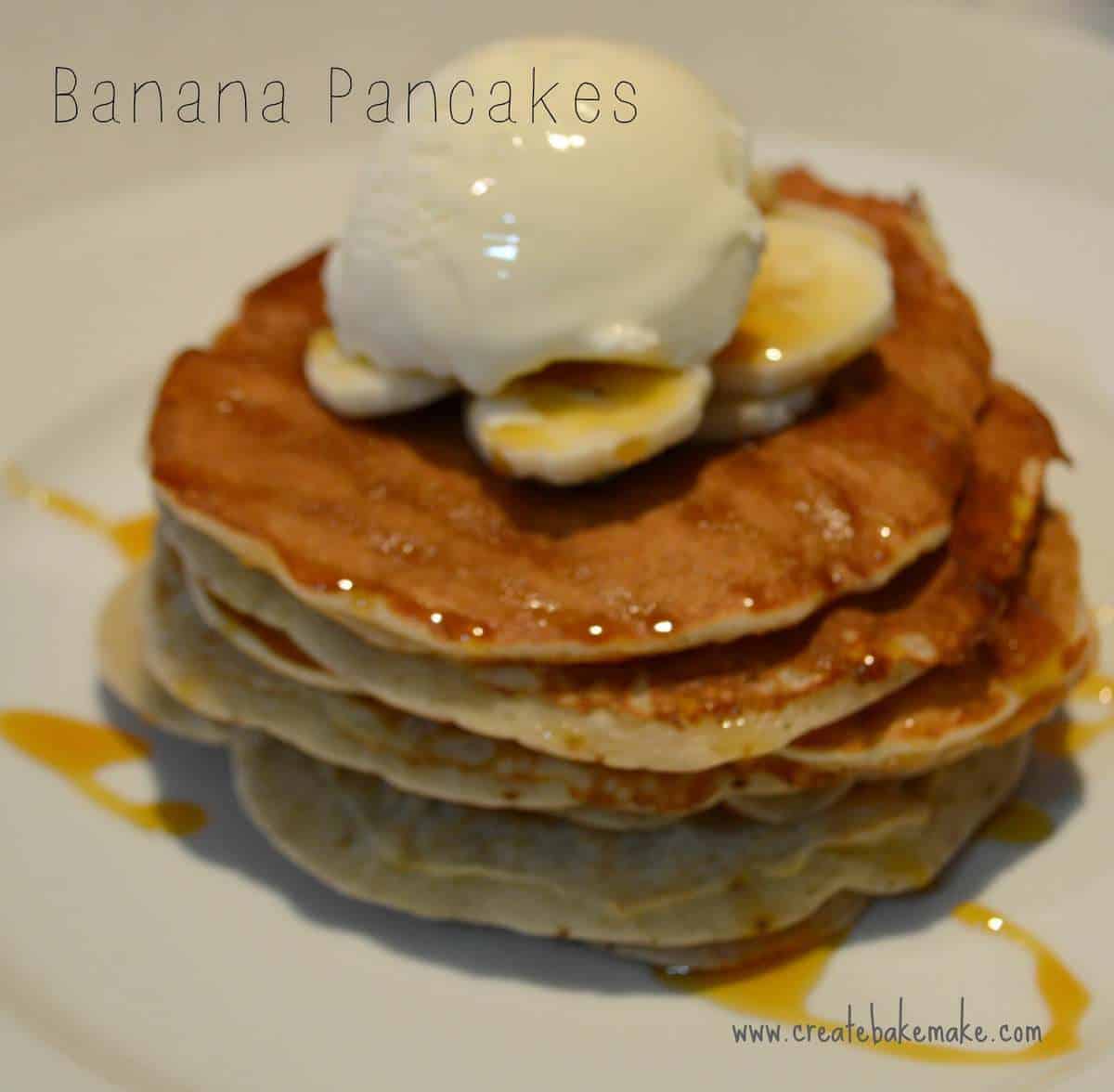 flour Tuesday  Bake Yummy milk pancakes  how with Banana to Pancakes  and  make eggs Pancake Make Create