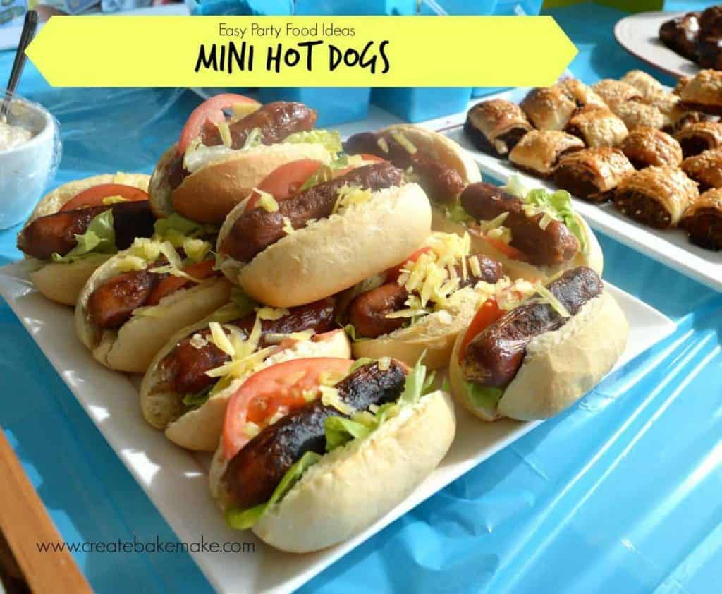 Party Food Mini Hot Dogs