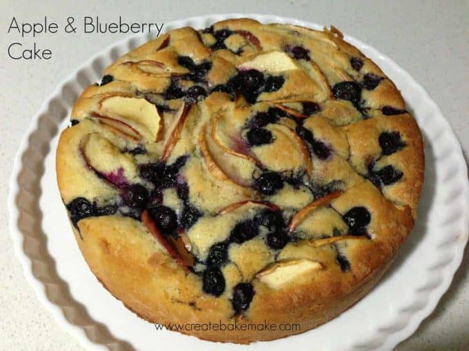 Apple and Blueberry Cake