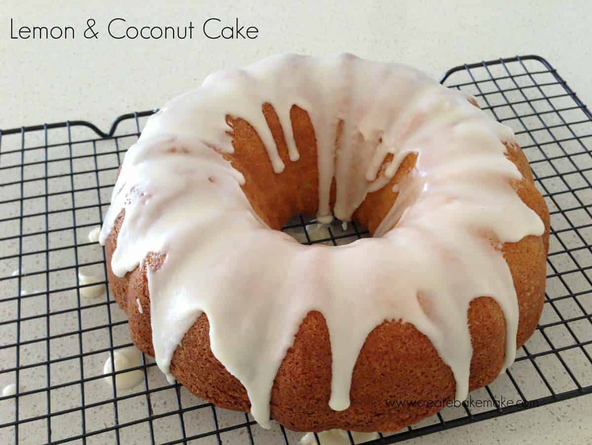 Lemon Coconut Cake Create Bake Make