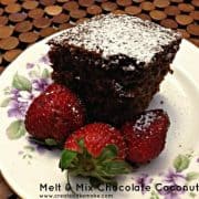 Melt & Mix Chocolate Coconut Cake