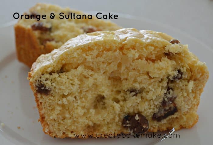 Simple Orange and Sultana Cake