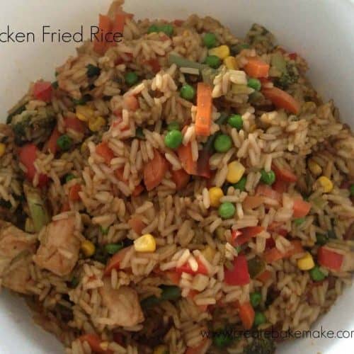 Chicken Fried Rice - Create Bake Make