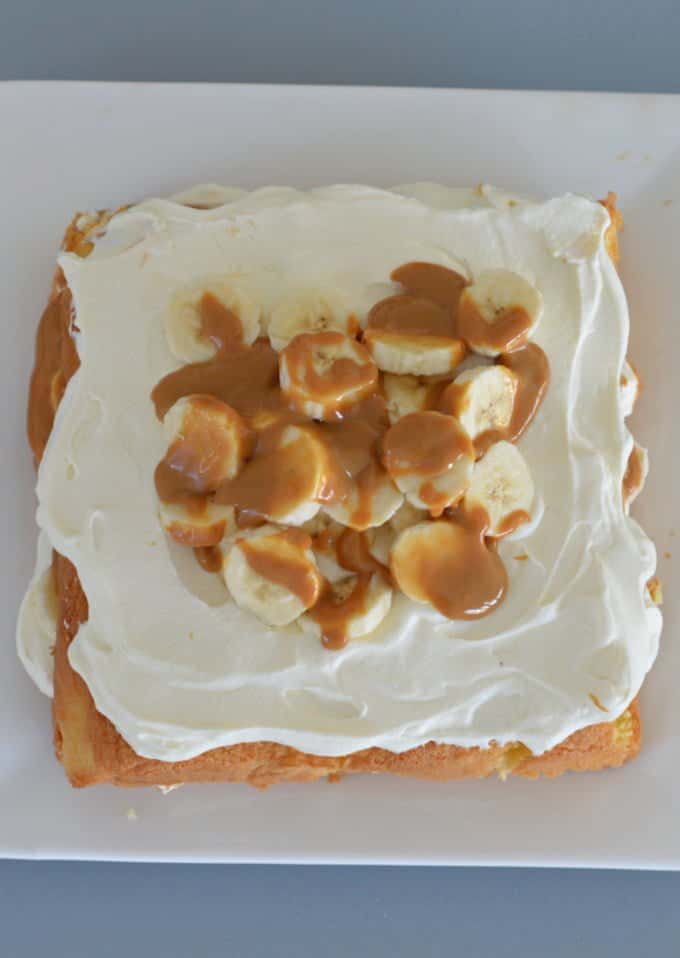 Caramel and Banana Layer Cake