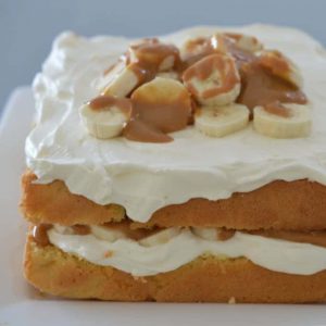 Caramel and Banana Layer Cake Recipe
