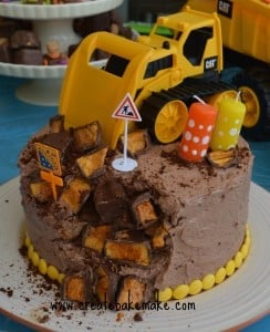 Construction Party Cake