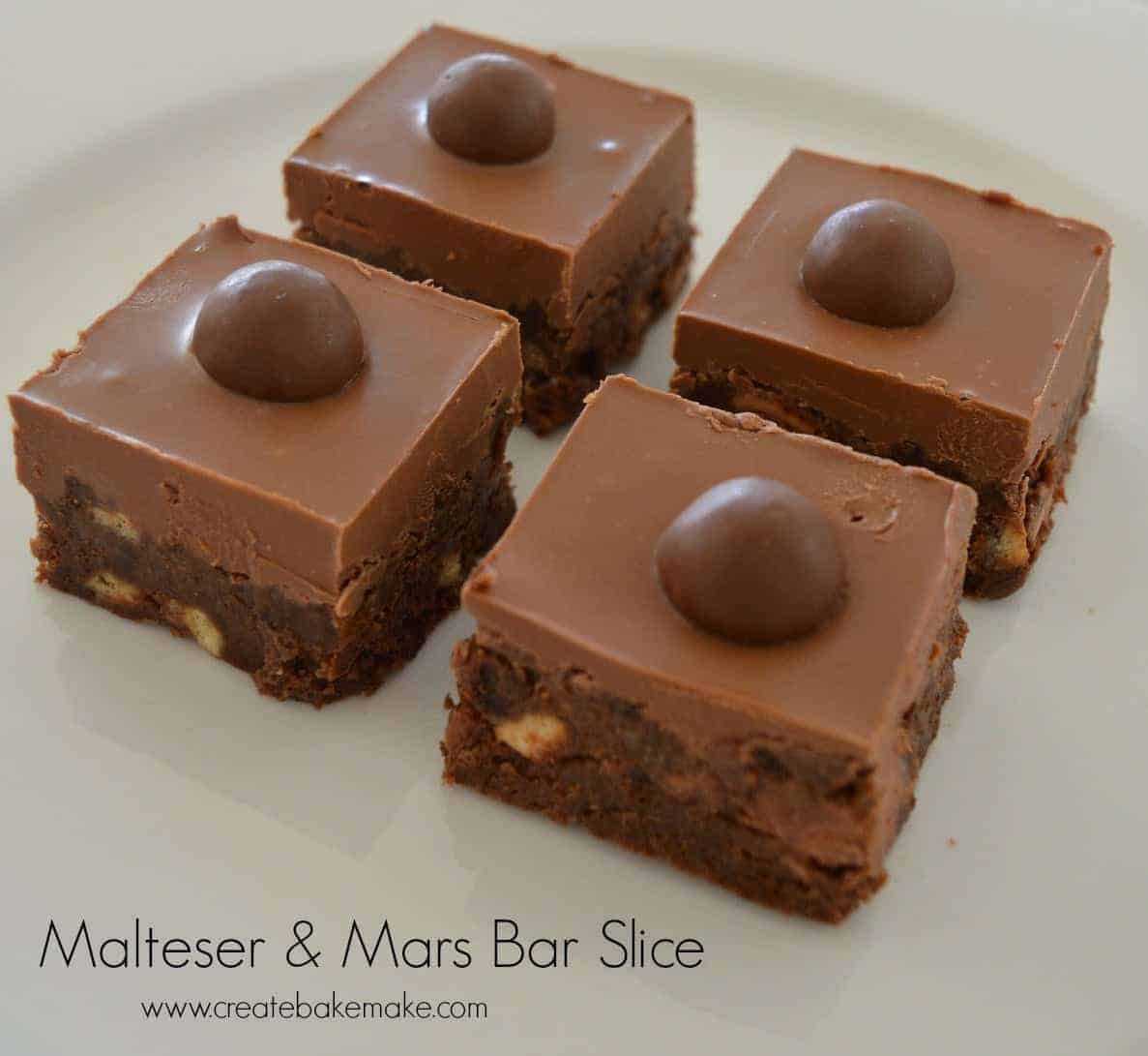 Malteser And Mars Bar Slice Create Bake Make