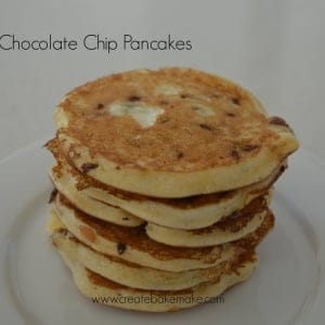 Chocolate chip pancakes