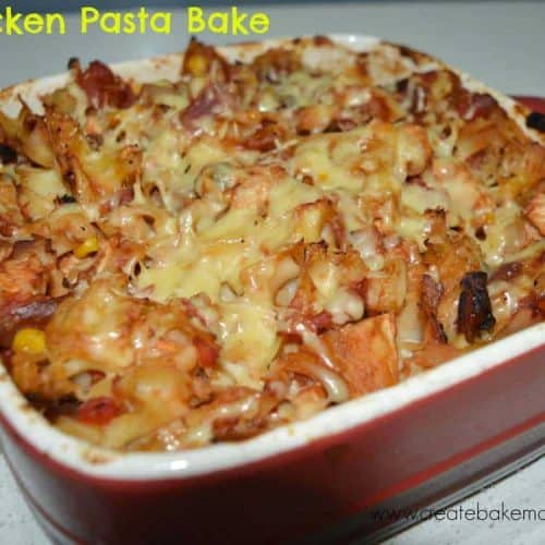 BBQ Chicken Pasta Bake - Create Bake Make