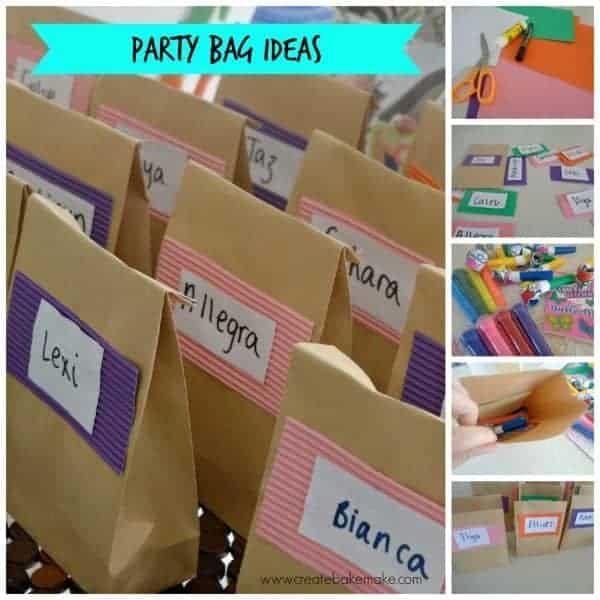 Make your own Party Bags! Create Bake Make