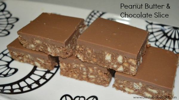 Peanut Butter and Chocolate Slice