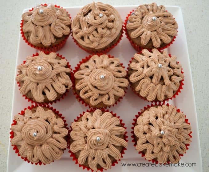 ferrero rocher cupcakes plate
