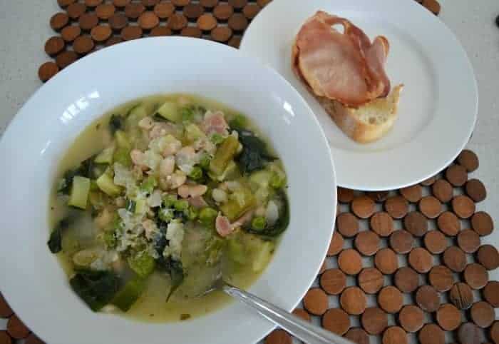Minestrone Soup with Greens and Beans