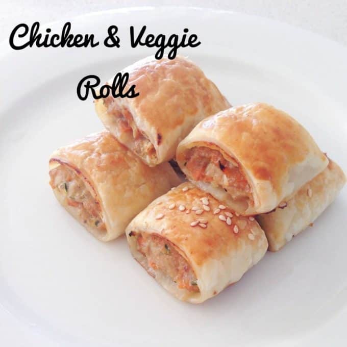 Chicken and Vegetable Rolls