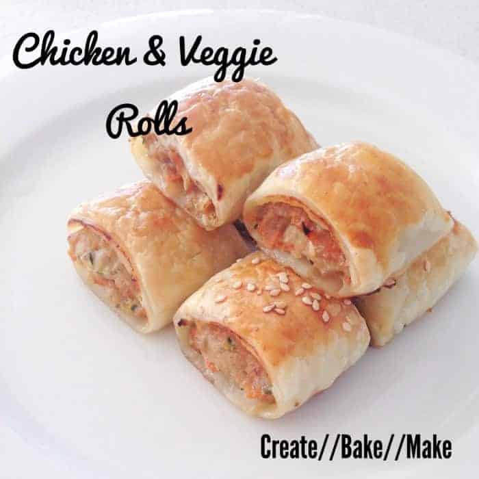 Chicken and Veggie Rolls Feature Pic