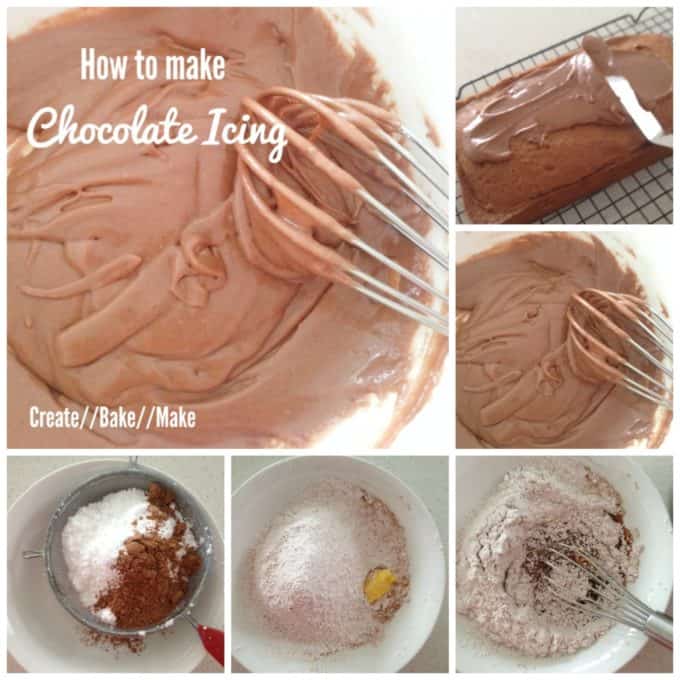 Step by Step guide to make chocolate icing