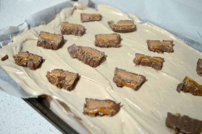 Toblerone and Mars Bar Cheesecake Slice 1