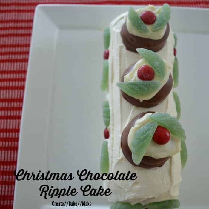 Christmas Chocolate Ripple Cake 6