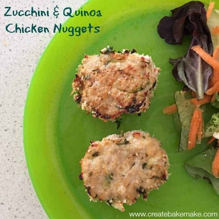Zucchini and Quinoa Chicken Nuggets