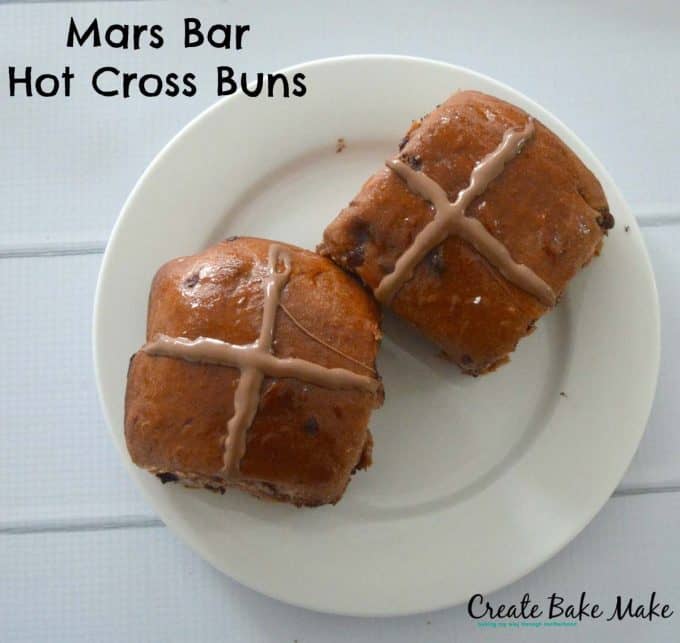 Mars Bar Hot Cross Buns 4