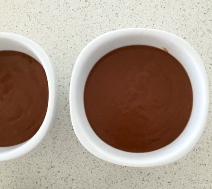 Peanut Butter and Chocolate Pudding Pots 2