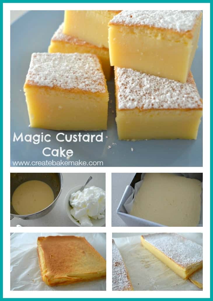 Magic Custard Cake Recipe Create Bake Make