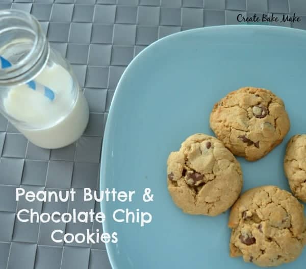 Peanut Butter Chocolate Chip Cookies - Sweetest Menu