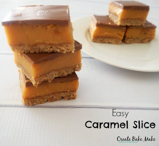 Easy Caramel Slice