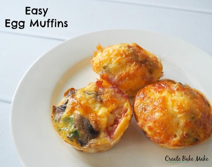 Easy Egg Muffins - Create Bake Make