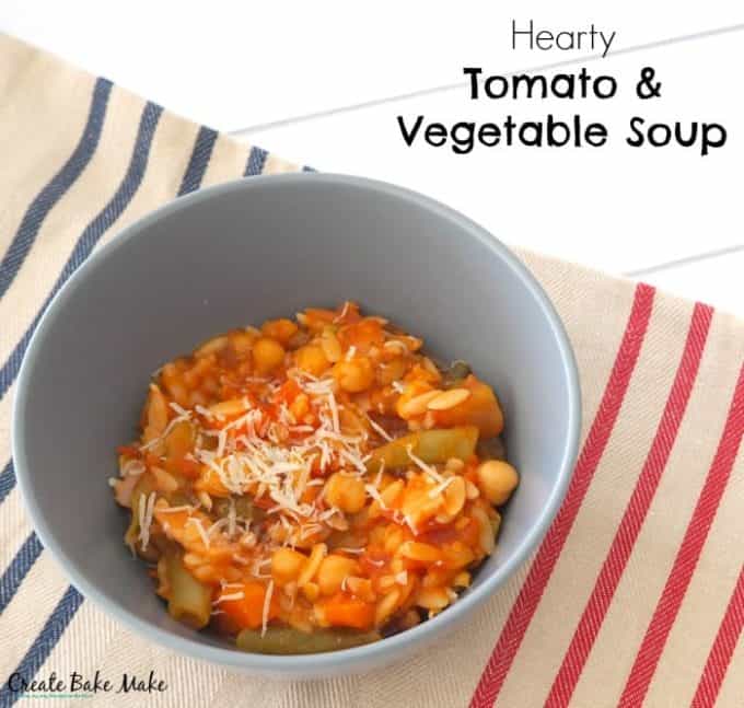 Hearty Tomato and Vegetable Soup