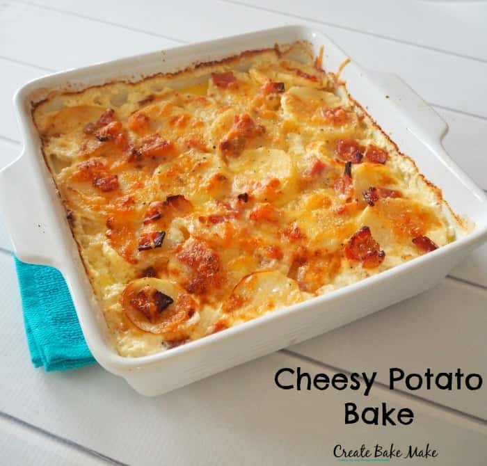 Cheesy Potato Bake - Create Bake Make