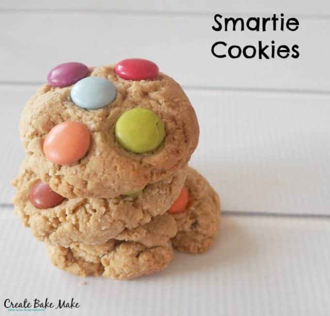 Smartie Cookies