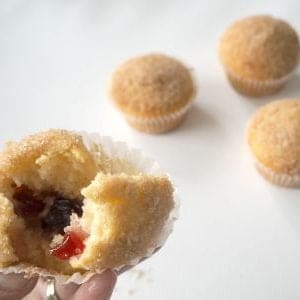 Thermomix Jam Donut Muffins