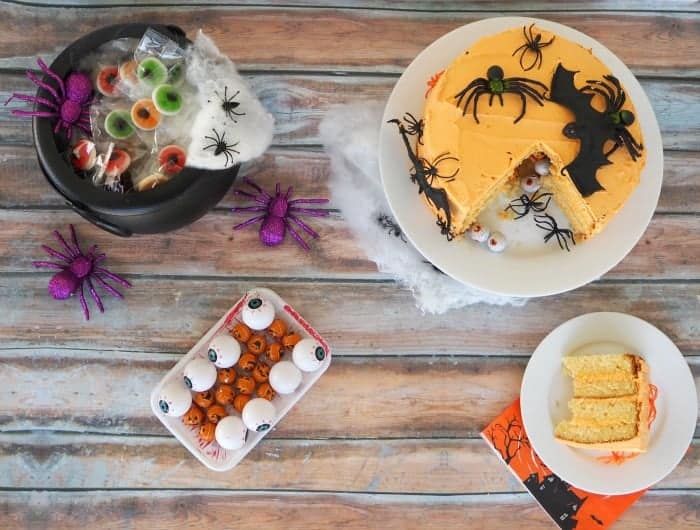 Halloween Piñata Cake