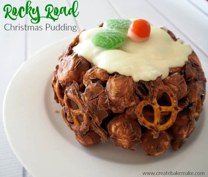 Rocky Road Christmas Pudding