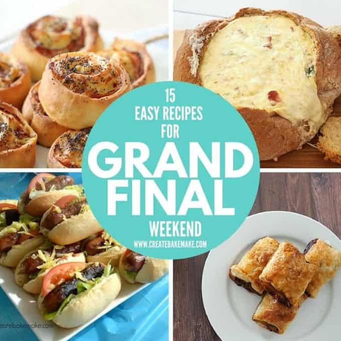 Grand Final Weekend Recipe Collection