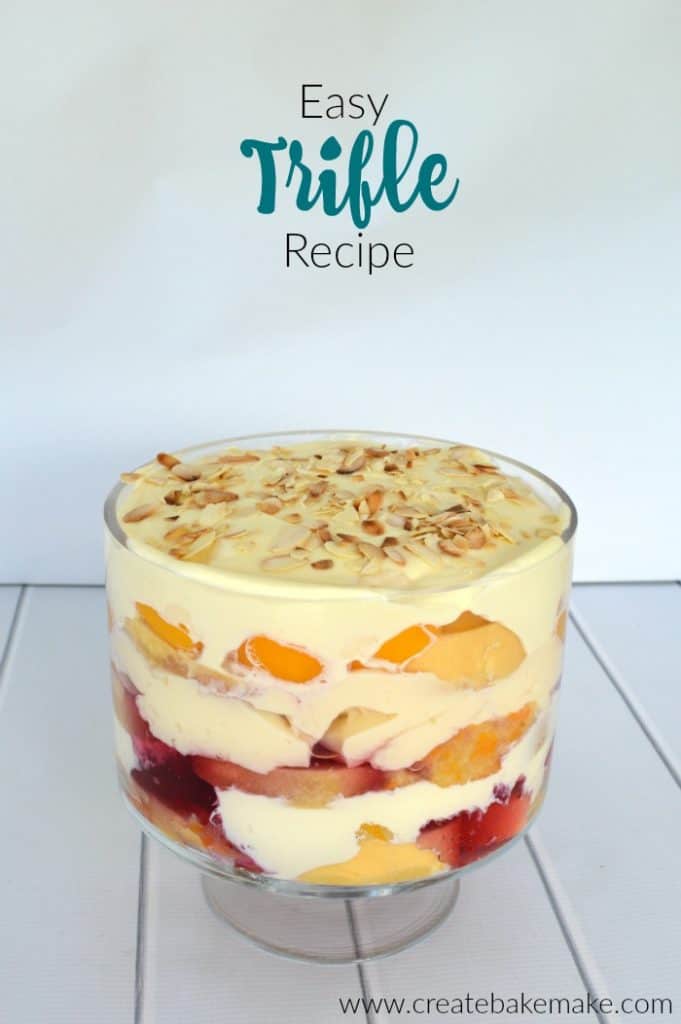 Side view of Trifle Recipe