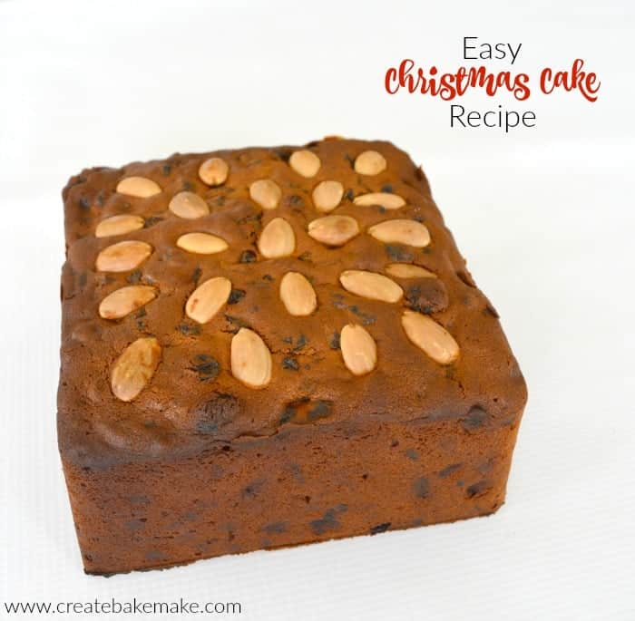 Easy Christmas Cake Recipe Create Bake Make