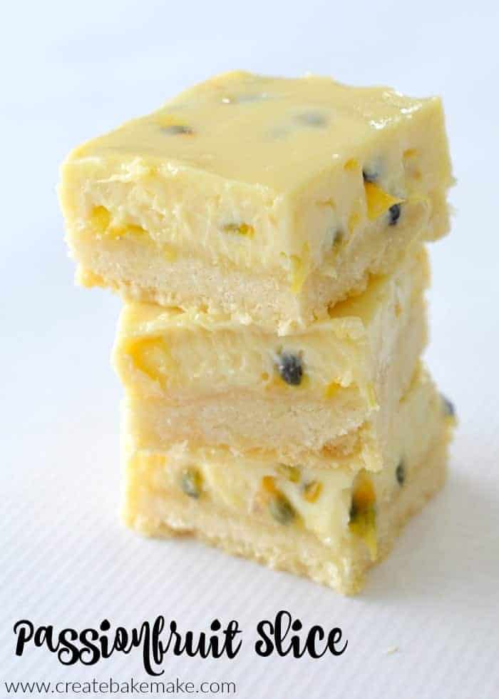 Easy Passionfruit Slice Recipe