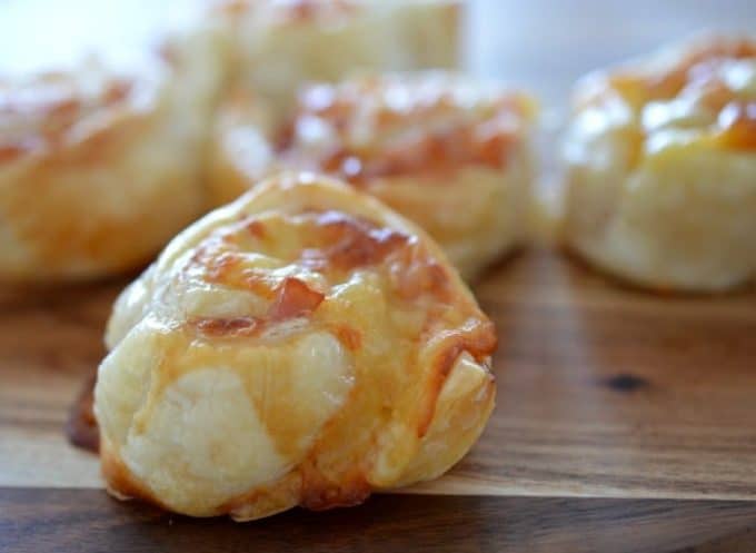 Bacon and Cheese Pinwheels