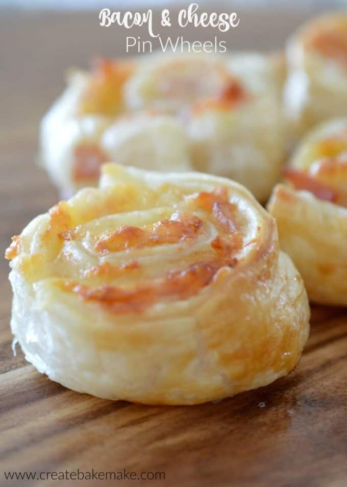 Bacon and Cheese Pinwheels