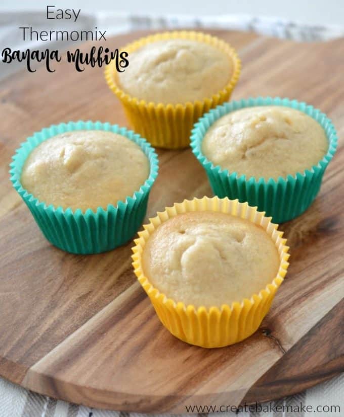Easy Thermomix Banana Muffins