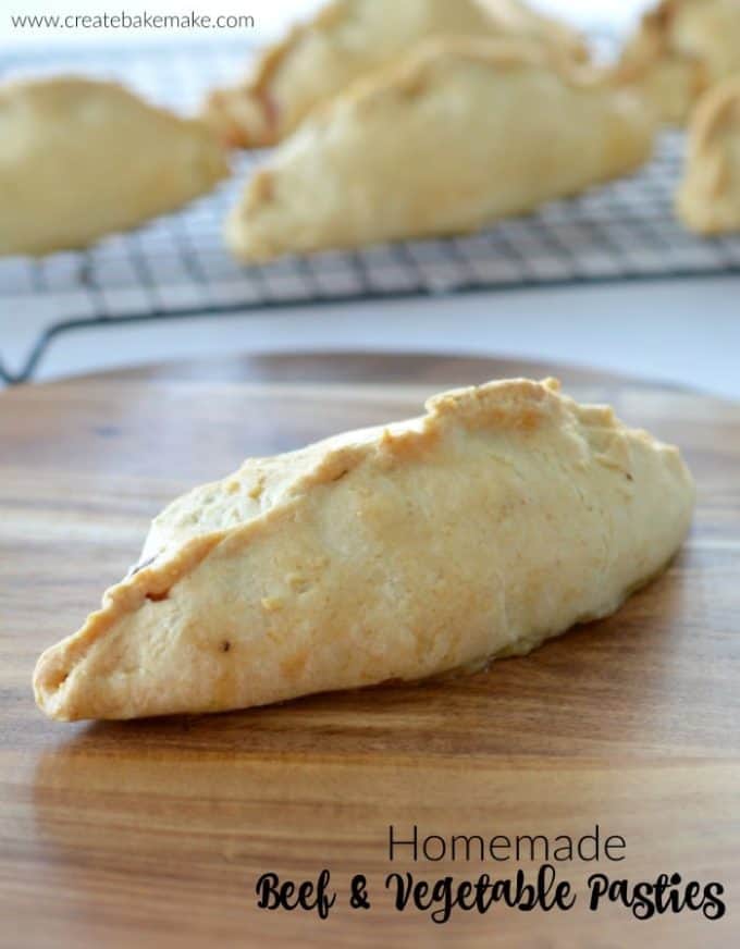 Homemade Beef and Vegetable Pasties