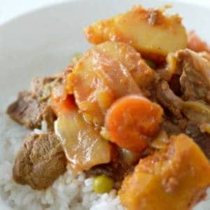 Slow Cooker Curried Beef and Vegetables