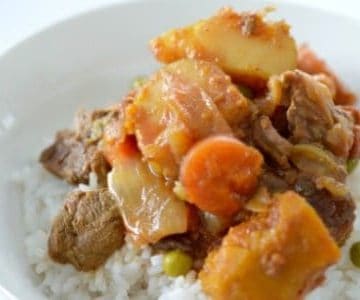 Slow Cooker Curried Beef and Vegetables
