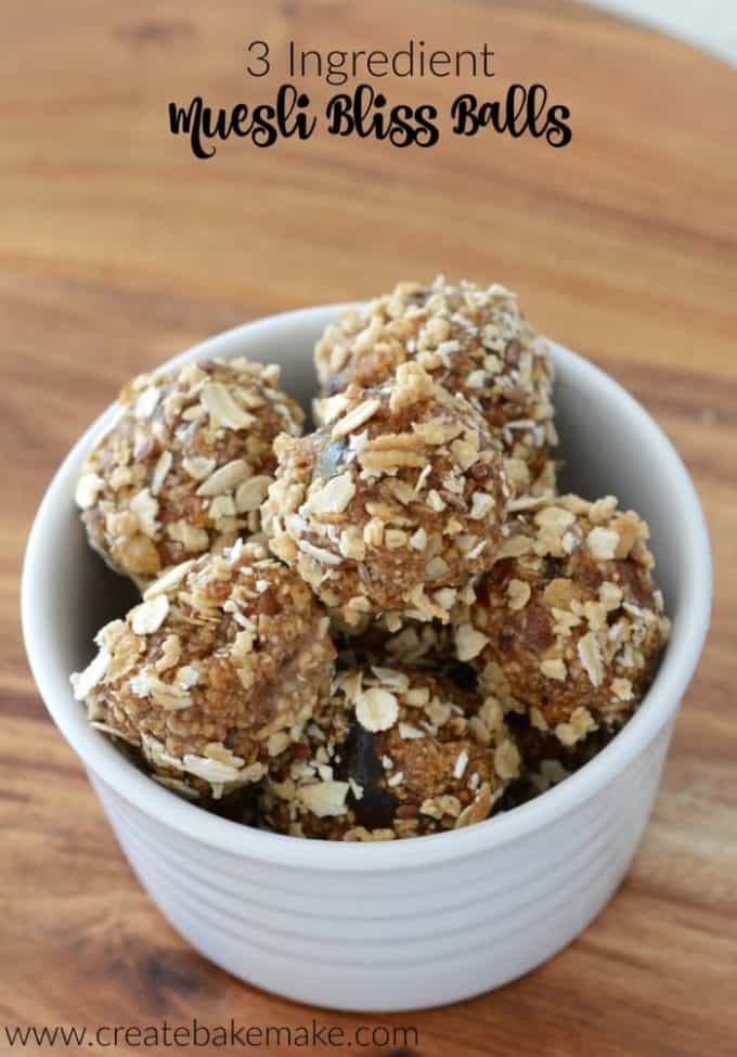 Thermomix 3 Ingredient Muesli Bliss Balls