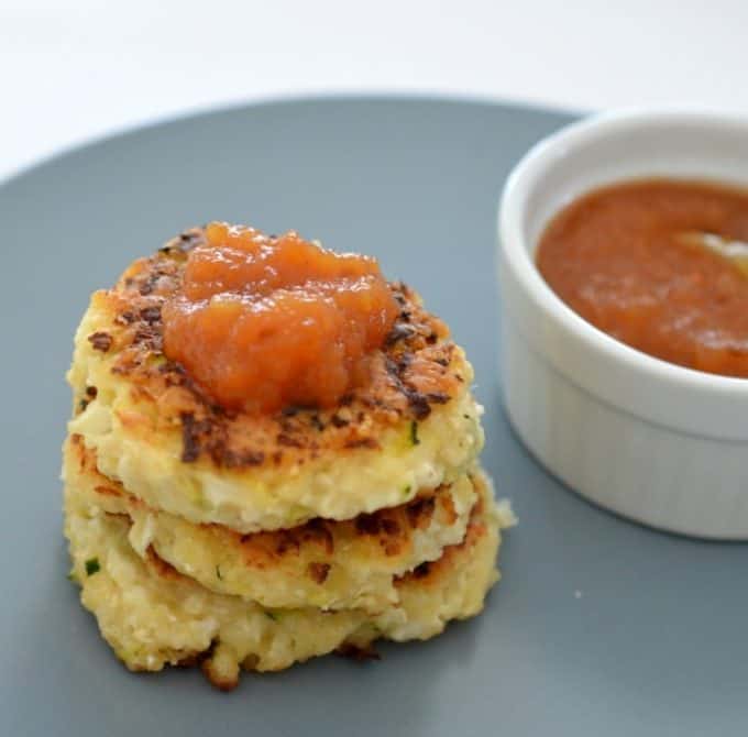 Cauliflower Bacon and Cheese Fritters