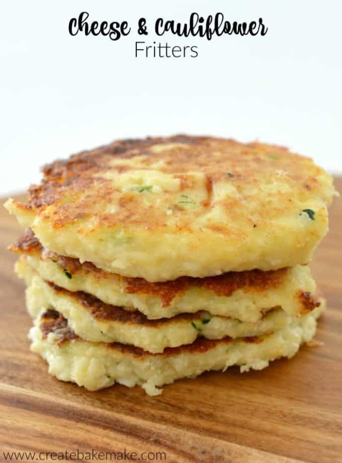 Cheese and Cauliflower Fritters Recipe