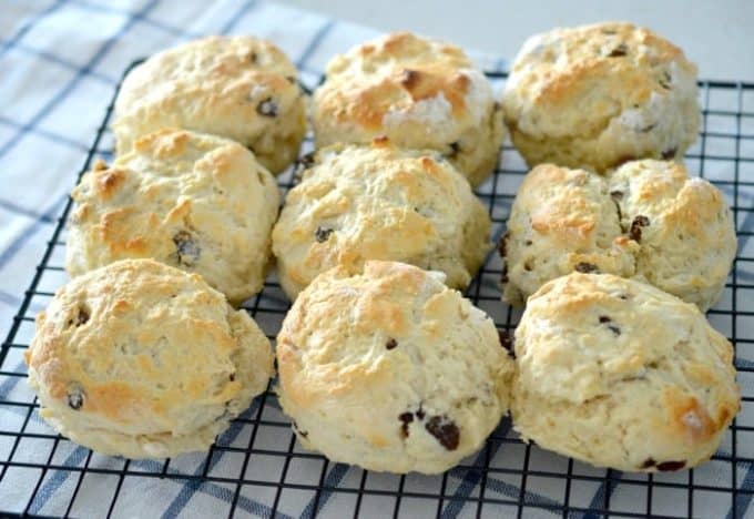 4 Ingredient Sultana Scones